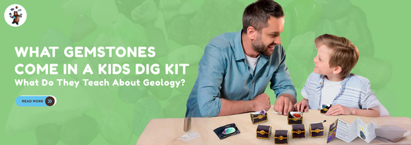 What Gemstones Come in a Kids Dig Kit and What Do They Teach About Geology?