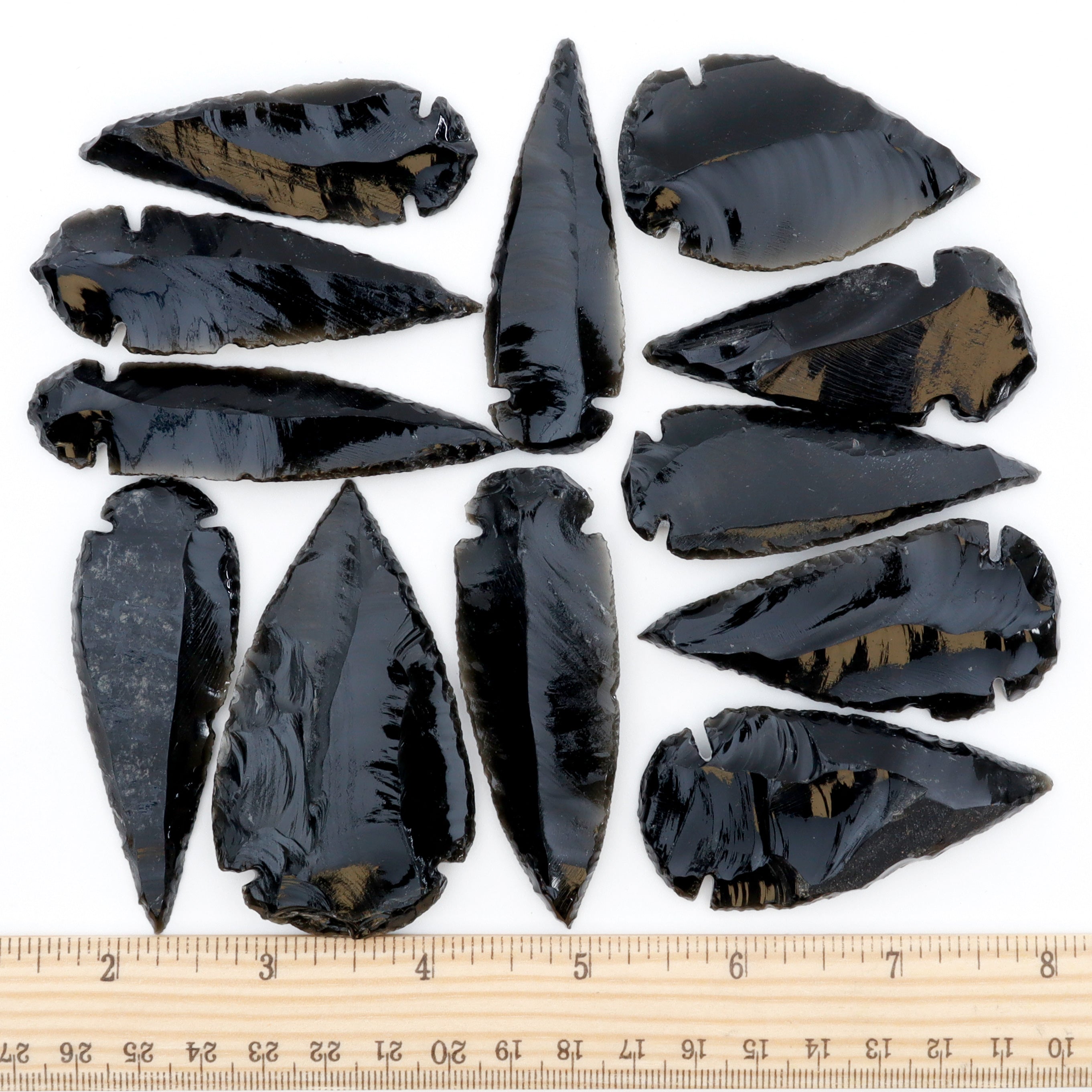 Arrowheads Obsidian BULK – Dancing Bear's Rocks and Minerals