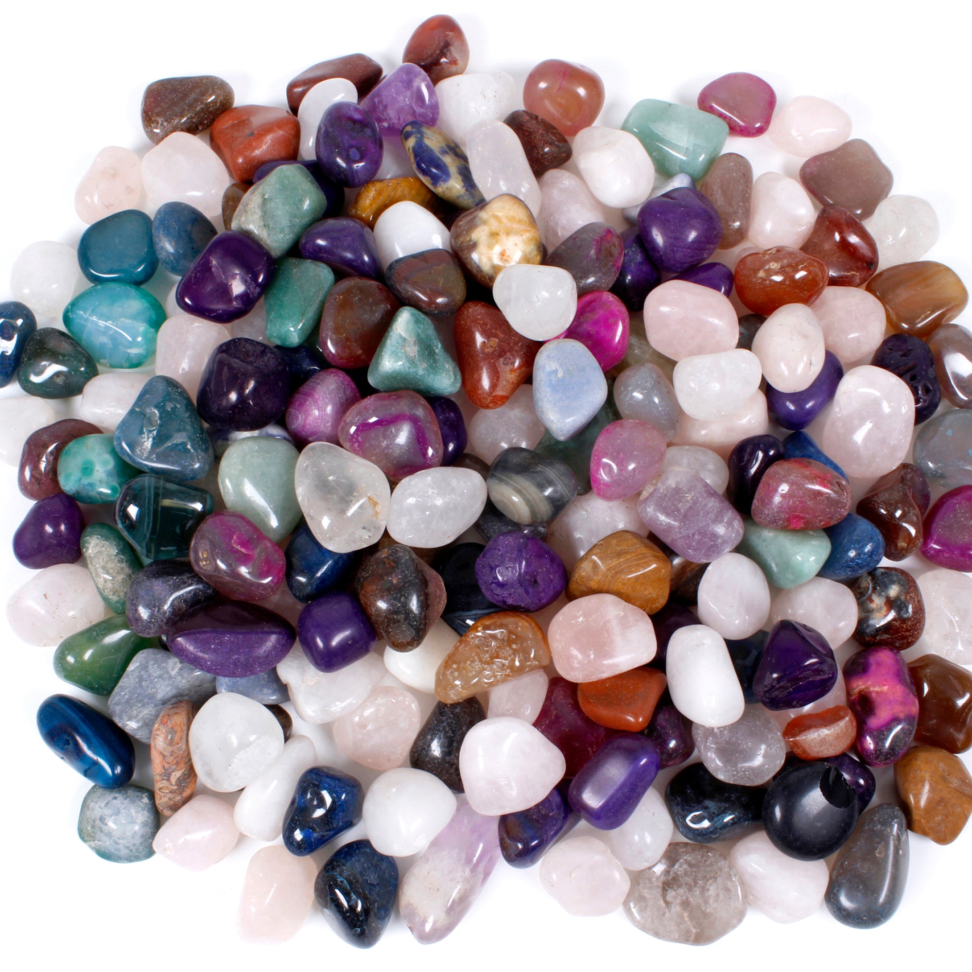 Tumbled Polished Natural and Dyed Gem Stones. Average Size 1 inch. Cho –  Dancing Bear's Rocks and Minerals